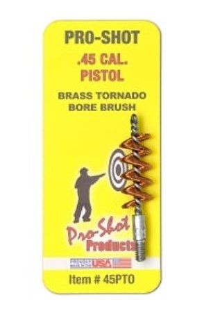 PROSHOT .45 CAL. PISTOL GUNSMITH TORNADO BORE BRUSH 45PTO - Taurus Savings